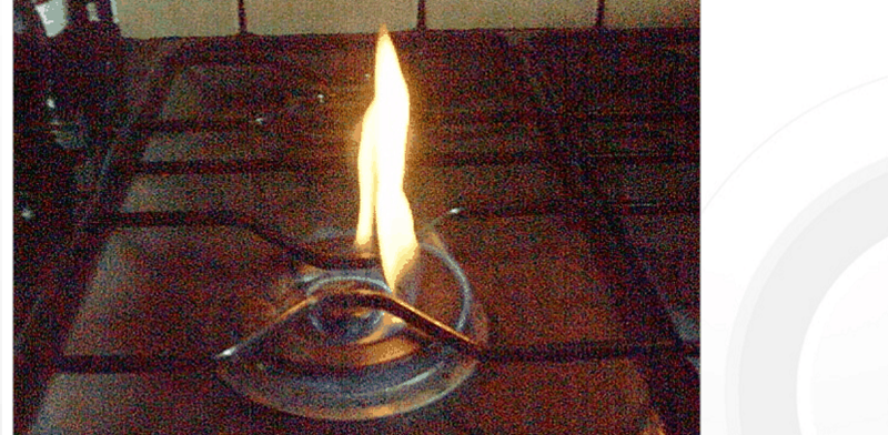 Weak flame when connected to LPG
