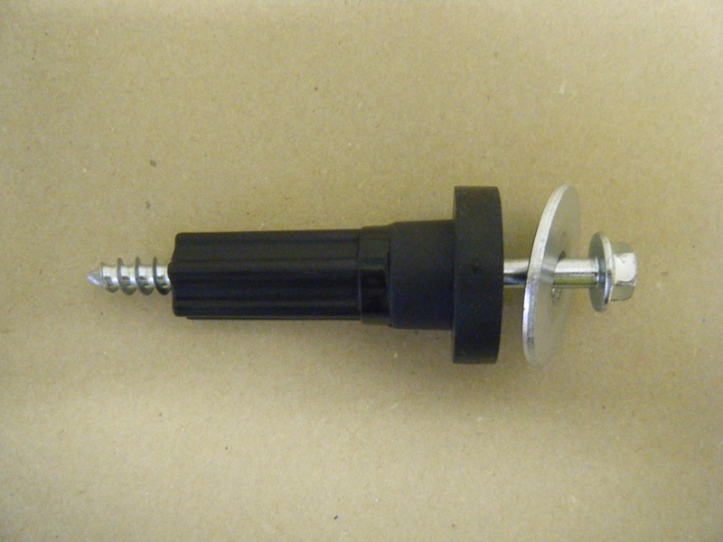 transit bolt, sleeve and rubber grommet