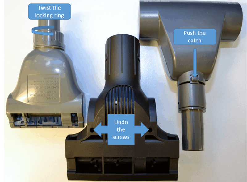 methods of opening the pet tool for cleaning